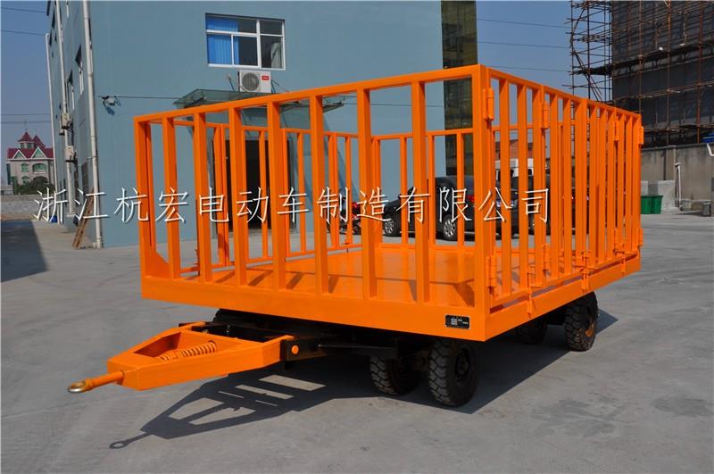 PT003帶護欄平板拖車